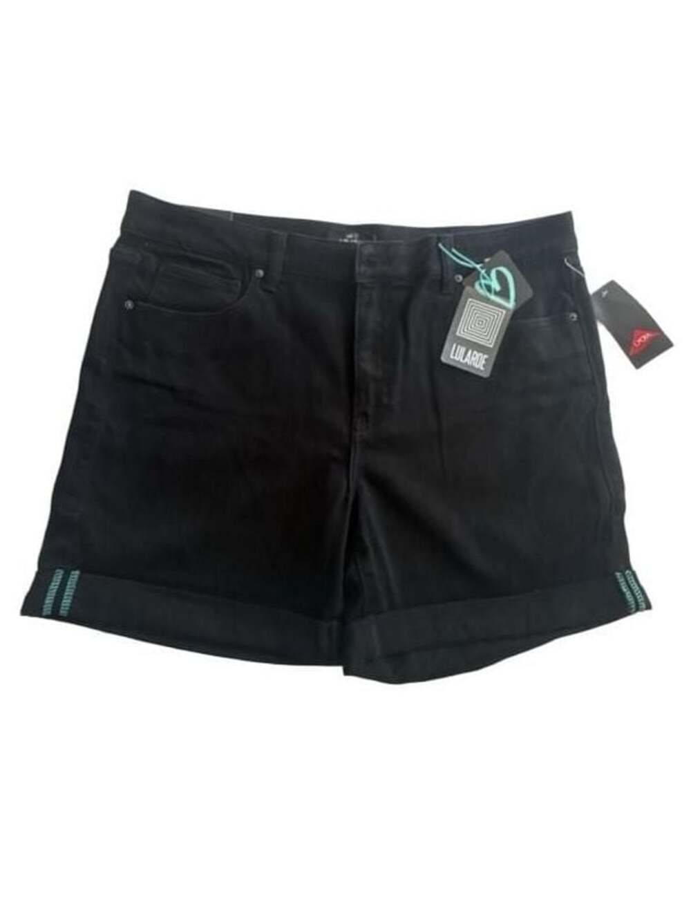 Women’s Shorts LuLaRoe Cascade Black Denim Boyfriend Size 32 NWT